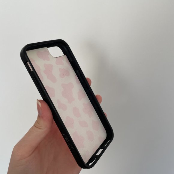 Wildflower Pink Cow Print iPhone 7 Case - Picture 3 of 3